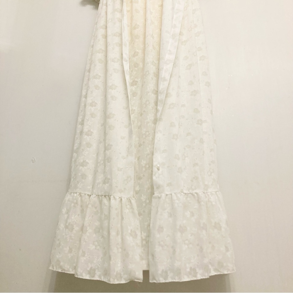 Vtg Cottagecore Floral night gown and robe set - Picture 10 of 12